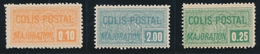 ** N°77/79 - TB - Mint/Hinged