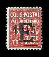 ** N°155D - 1F15 S/75c Rouge - Surch. E - Non Emis - TB - Mint/Hinged