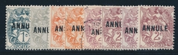 **/* N°107, 107a, 108, 108a X2, 109 CI1 + 108 Et 109 Obl. ANNULE - TB - Cursussen