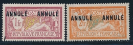 * N°121 CI2, 145 CI1 - Annulé 2 Fois -B/TB - Cursussen