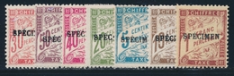 * TIMBRES TAXE N°28/29, 31, 33, 35, 37, 40 - SPECIMEN - Le N°28 Et 40 ** - TB - Cursussen