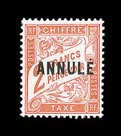 ** TIMBRES TAXE N°41 CI1 - Annulé - Centré - TF - TB - Cours D'Instruction