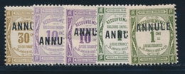* TIMBRES TAXE N°43/44 X2, 46 - Le N°46 ** - ANNULE - TB - Instructional Courses