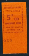 ** Mau N°36 - PARIS JERSEY - 5F Rouge - BDF - TB - Altri & Non Classificati