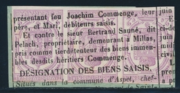 F N°1 - Bde De 3 - 1 Filet Biseau Sinon TB - Rare En Bande - Zeitungsmarken (Streifbänder)