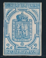 (*) N°2 - 2c Bleu - TB - Newspapers