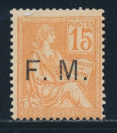 ** N°1 - 15c Orange - TB - Military Postage Stamps