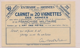 **/O Mau N°246B - Carnet Infanterie - Avec Oblit. Centrale Du 14/4/40 - TB - Francobolli  Di Franchigia Militare