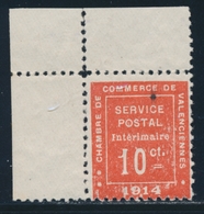 ** N°1 - Valenciennes - CDF - Signé A. Brun - 1 Pt Noir Sinon TB - Guerre (timbres De)