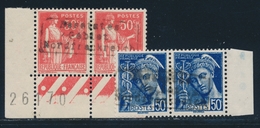 ** DUNKERQUE N°3/4 - N°3 CDF - Signés - TB - Guerre (timbres De)