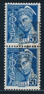 ** COUDEKERQUE N°7 - 50c Bleu - Signé A. Brun - TB - War Stamps