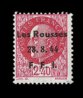 ** Les Rousses - 2F40 Rouge - Essai - Signé MAYER /Scheller - TB - Liberación