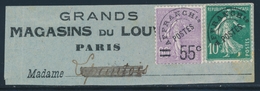 F N°47, 51 - S/beau Fgt Grands Magasins Du Louvre - TB - 1893-1947