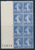 ** N°31 (N°279) - Bloc De 8 - Type IV - BDF - Intégral Numéroté - TB - Coil Stamps