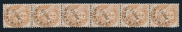 * N°42 - 4c Brun - Bande Vertic. De 6 - TB - Coil Stamps