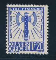 ** N°7 - 1F20 Bleu - TB - Mint/Hinged