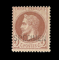 ** N°10 - Signé A. Brun/Calves - TB - Specimen