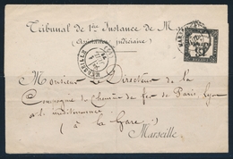 LAC N°4 - 15c Noir Litho - Touché - Obl. Càd T15 Marseille - 2/7/71 - TB - 1859-1959 Mint/hinged