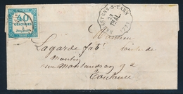 L N°7 - 40c Bleu S/Lettre - TB - 1859-1959 Nuovi