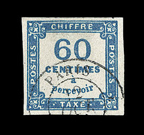 O N°9a - 60c Bleu Très Foncé - TB - 1859-1959 Neufs