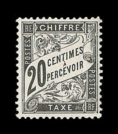 * N°17 - 20c Noir - TB Centrage - Signé Calves - TB - 1859-1959 Nuevos