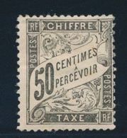 * N°20 - 50c Noir - Charn. Marquée - Sinon TB - 1859-1959 Nuevos