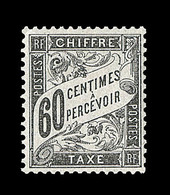 * N°21 - 60c Noir - TB - 1859-1959 Neufs