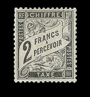 * N°23 - 2F Noir - Signé Calves - Comme ** - TB - 1859-1959 Mint/hinged