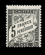 * N°24 - 5F Noir - Décentré - Sinon TB - 1859-1959 Postfris