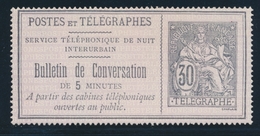 (*) TELEPHONE N°8 - TB - Telegraph And Telephone