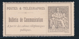 (*) TELEPHONE N°17 - 30c - TB - Telegrafi E Telefoni