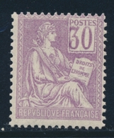 ** N°115a - 30c Violet - Chiffres Déplacés - TB - Nuovi