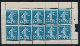 ** N°140f X10 (Demi Carnet) Soit 5 Paires Vertic. - TB - Unused Stamps