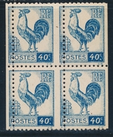 **/* N°632 - Bloc De 4 - Piquage à Cheval - TB - Unused Stamps