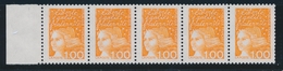** N°3089 - Bde De 5 - Dt 3 T. Sans Phosphore - TB - Unused Stamps