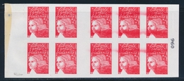 ** CARNETS N°3419 C8 - Maculation Linéaire - Signé Calves - TB - Unused Stamps