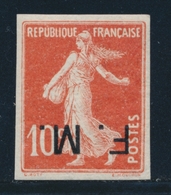 * FRANCHISE MILITAIRE N°5 - Surch. Renversée - TB - Unused Stamps