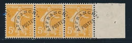 ** PREOBLITERES  N°50 - Bde De 3 - BDF - Surcharge à Cheval - TB - Unused Stamps