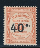 * TIMBRES TAXE N°50 - "C" De 50c Obstrué - TB - Unused Stamps