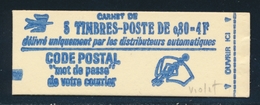 ** N°Pa 26c - Carnet De 5 T. - Pub Code Postal - Couverture En Bleu - TB - Autres & Non Classés