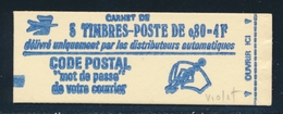 ** N°Pa 26c - Carnet De 5 T. - Pub Code Postal - Couverture En Bleu - TB - Andere & Zonder Classificatie