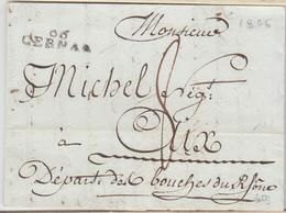 LAC 66 Cernay - 26x8 (1806) - Pli De Bitschwiller - Pr Aix - B/TB - Lettres & Documents