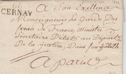 LAC 66 Cernay - 31x11 (1822) - Pli De Bitschwiller - Pr Paris - TB - Lettres & Documents