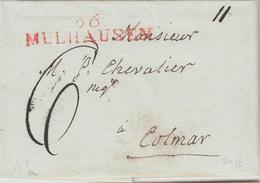 LAC 66 MULHAUSEN (Rge) - 1804 - Pr Colmar - TB - Covers & Documents