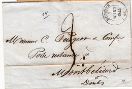 LSC Munster - 7 Mars 1844 - T14 - TB - Covers & Documents