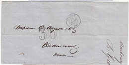 LAC St Louis - 1866 - De Aarbourg à Audincourt - Taxe 30 Dt - TB - Cartas & Documentos