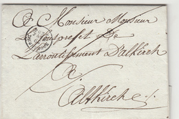 LAC PORT PAYE 66 D'HUNINGUE (rond) - 19/10/1806 - Ind. 20 - TB - Brieven En Documenten