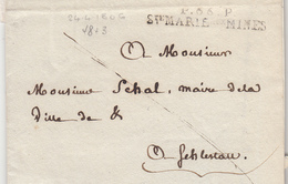 LSC P.66.P Ste Marie Aux Mines - (1806) - TB - Lettres & Documents