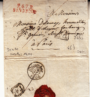 LSC P67P SAVERNE (Rouge) - Ind. 16 - Déc 1806 - B/TB - Lettres & Documents