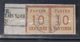 F N°5 Paire - POSTES EPINAL 1871 (B) + KPR N°66 Partiel - TB - Covers & Documents